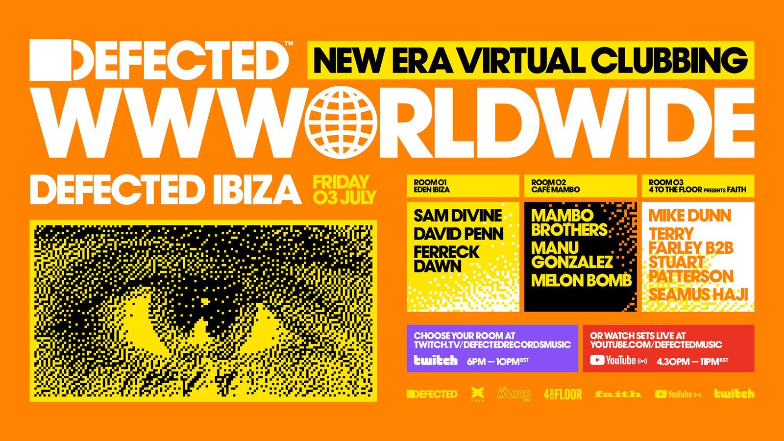 Defected Worldwide - New Era Virtual Clubbing em Ibiza - Espanha