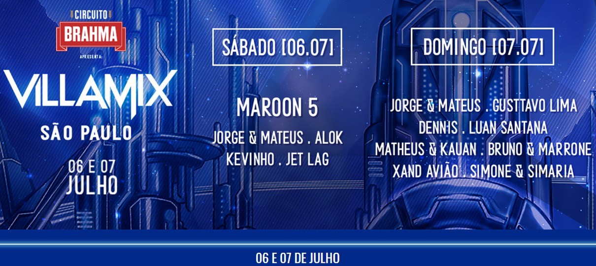 Villa Mix Festival São Paulo,anuncia Line Up por dia